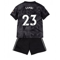 Arsenal Albert Sambi Lokonga #23 Fotballklær Bortedraktsett Barn 2022-23 Kortermet (+ korte bukser)